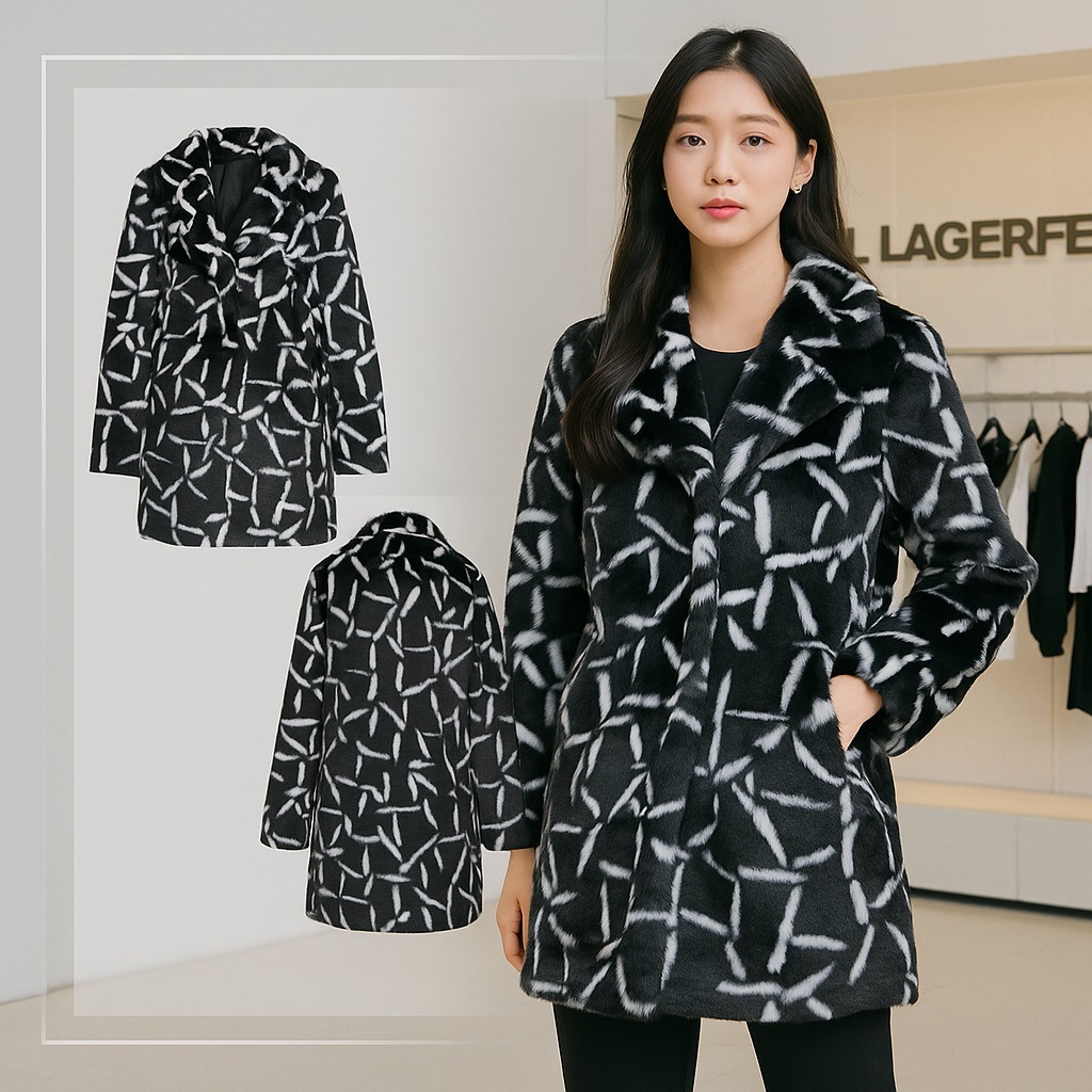 【預購】KARL LAGERFELD Everyday G070905 女裝毛毛外套