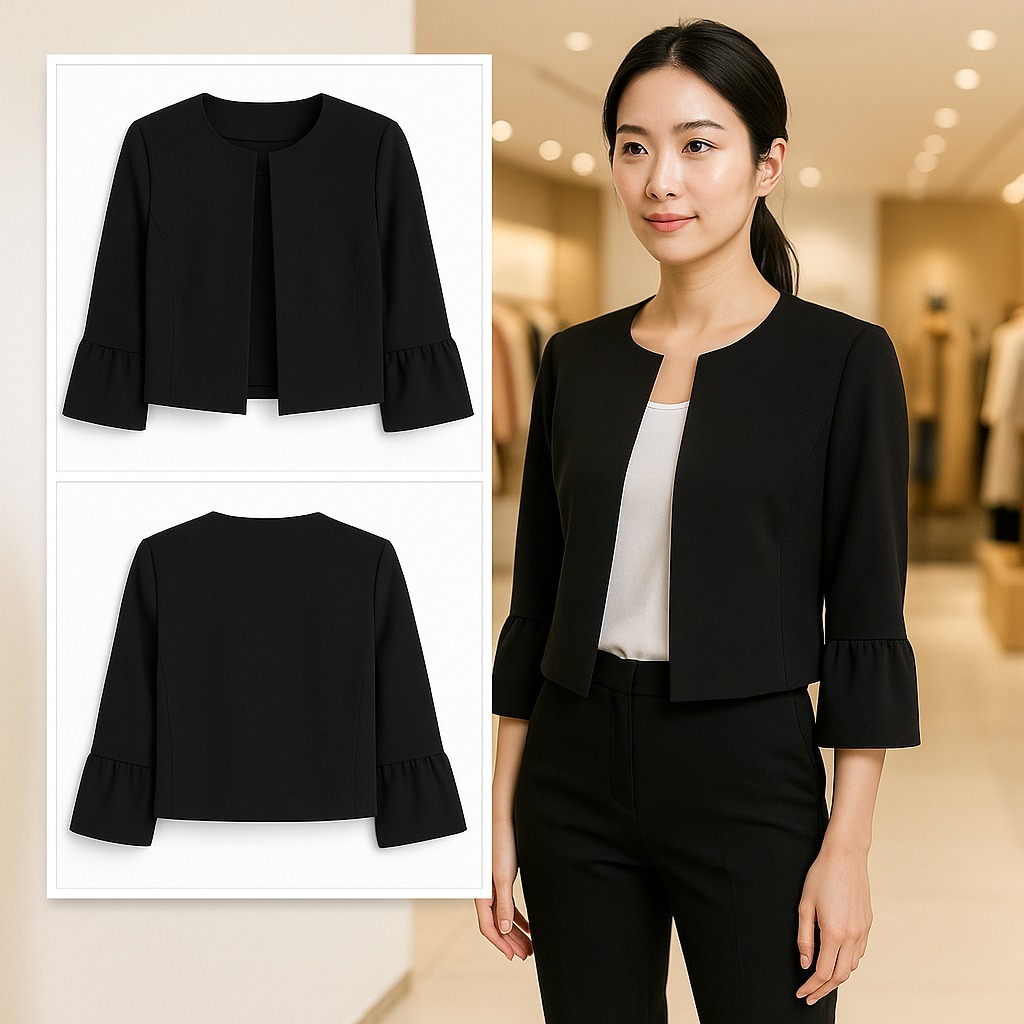 【現貨】KARL LAGERFELD Cropped Bell G070906 女裝外套