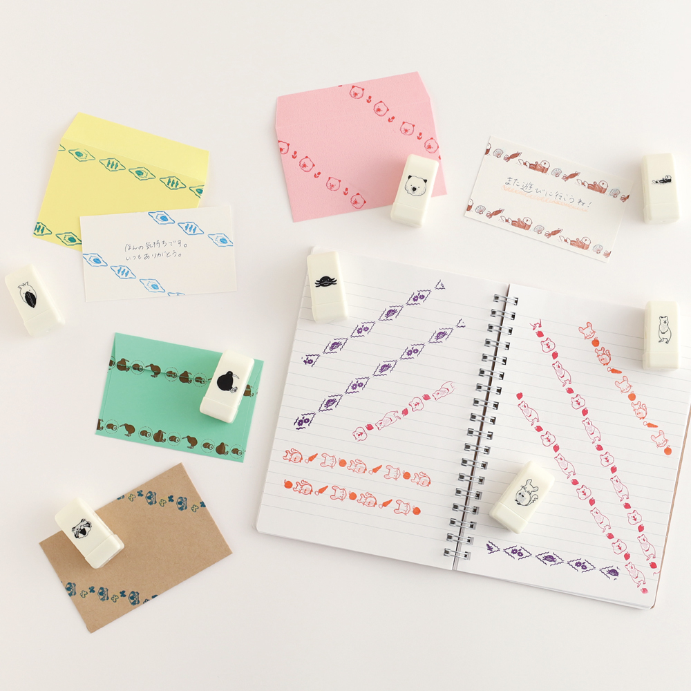 動物百貨系列 滾輪印章｜日本 Green Flash