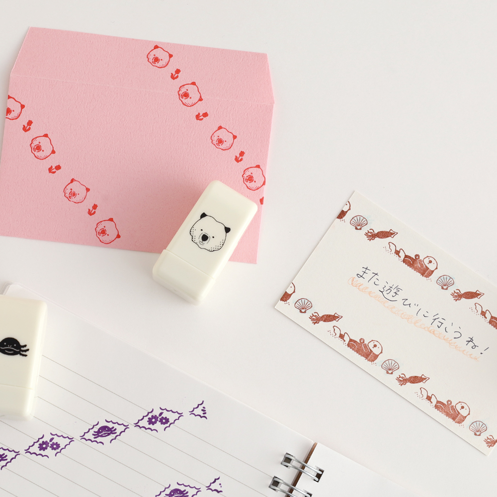 動物百貨系列 滾輪印章｜日本 Green Flash