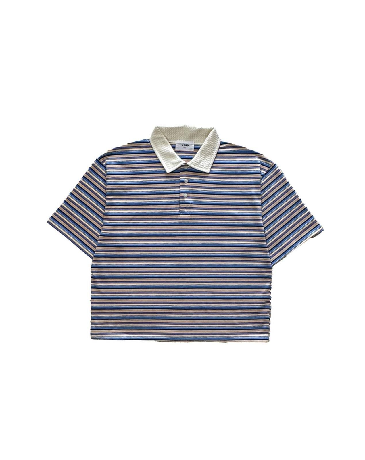 橫間短袖Polo Tee VOID-117T