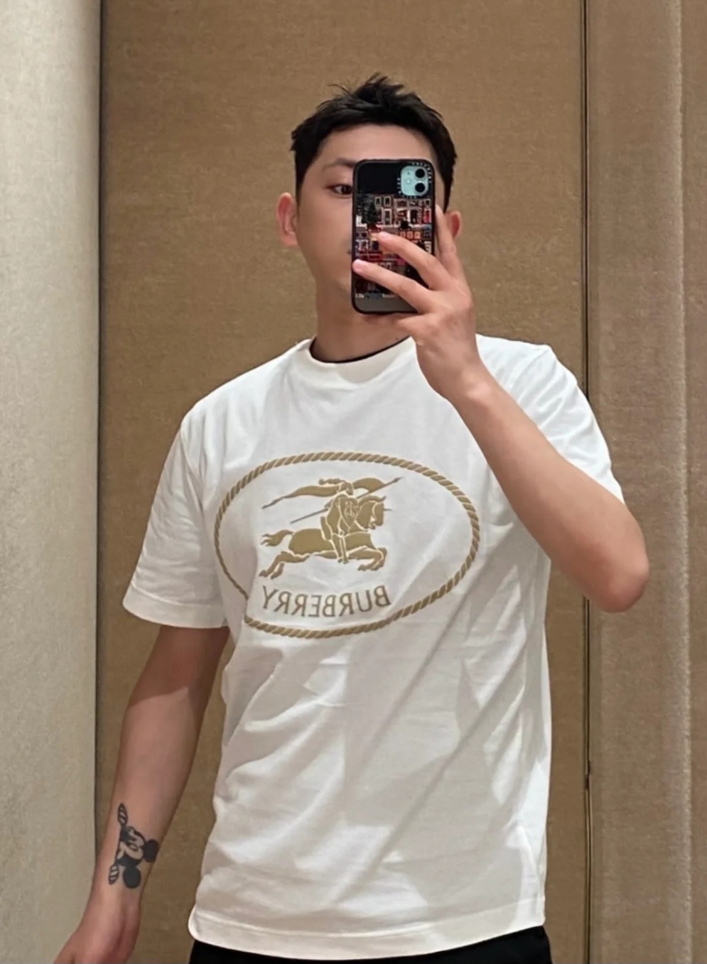 BBR 白色 金色戰馬 Tee