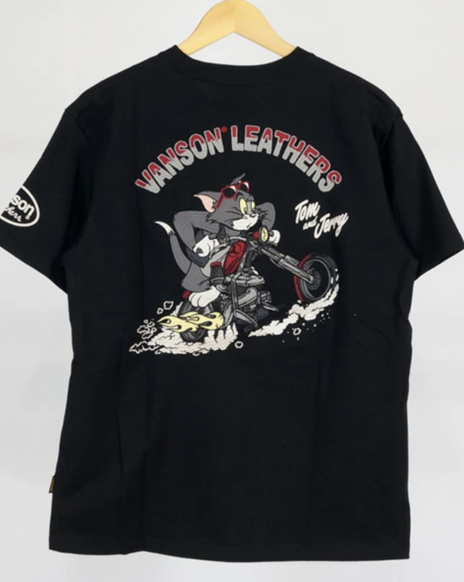 VANSON×TOM & JERRY T-shirt .TJV-2523