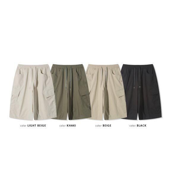 淨色工裝短褲 GATHER-041P