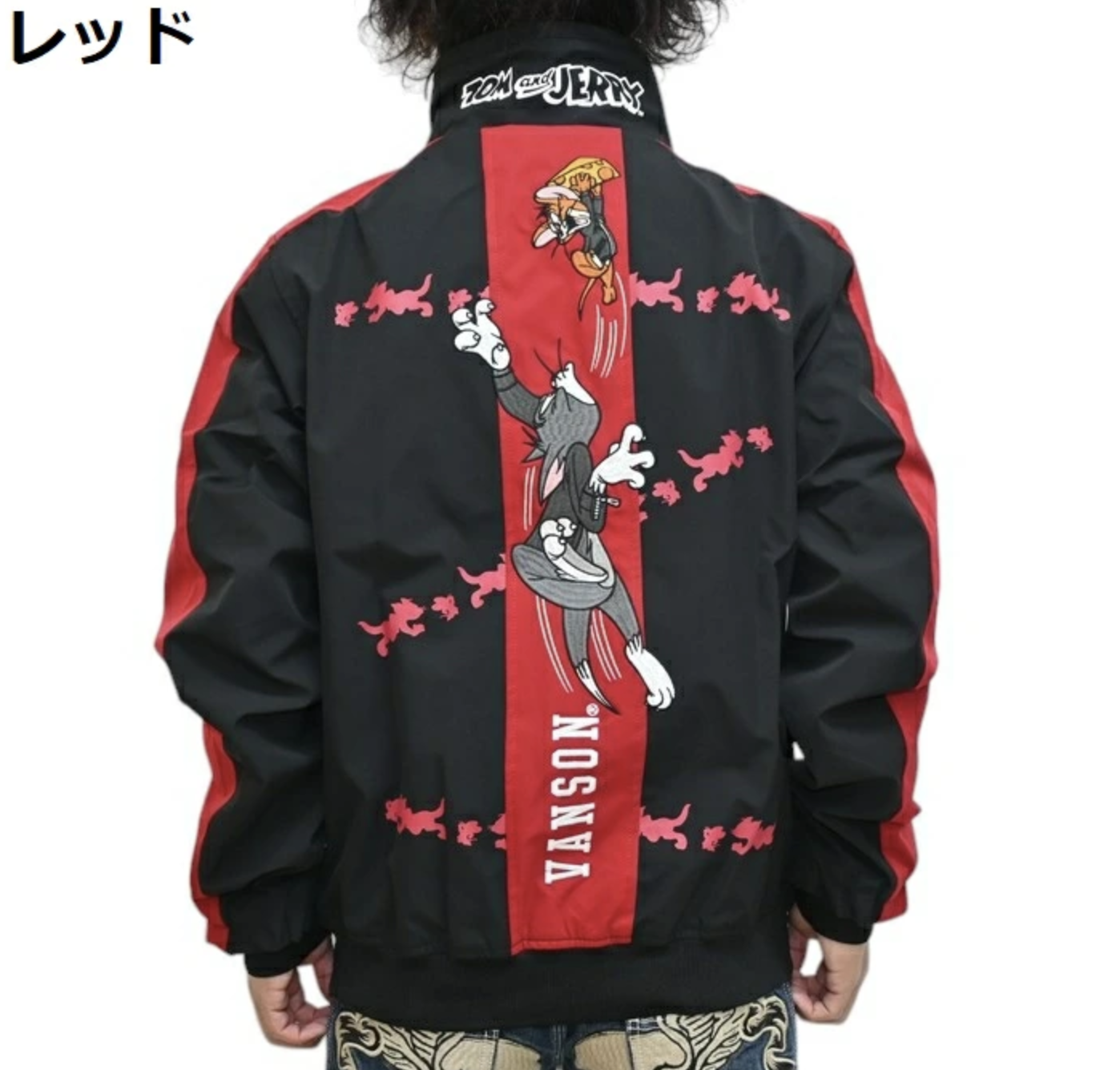 // VANSON  x TOM AND JERRY // three-layer stretch jacket