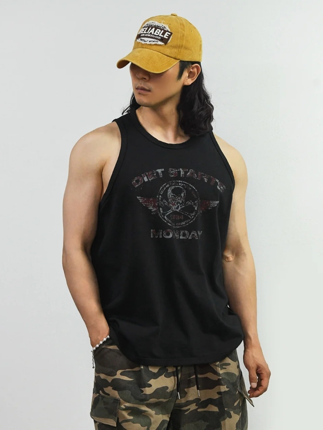 瘋狂骷髏標誌背心