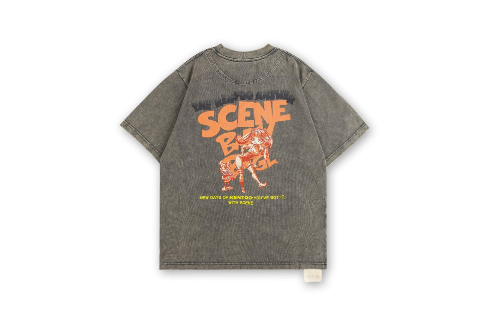 K2_ONE  TEE // DARK GREY