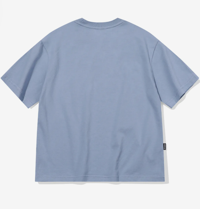 CPGN STUDIO /DTP Whisper Cropped Short T-shirt /blue grey / JUL25