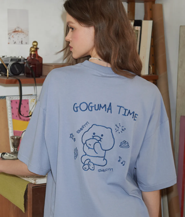 CPGN STUDIO / [CPGN x Kakao Friends] short T-shirt / blue grey / JUL25