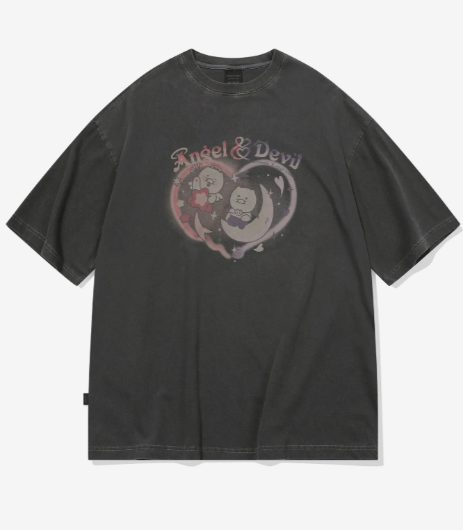 CPGN STUDIO / [CPGN x Kakao Friends] short T-shirt / black / JUL25