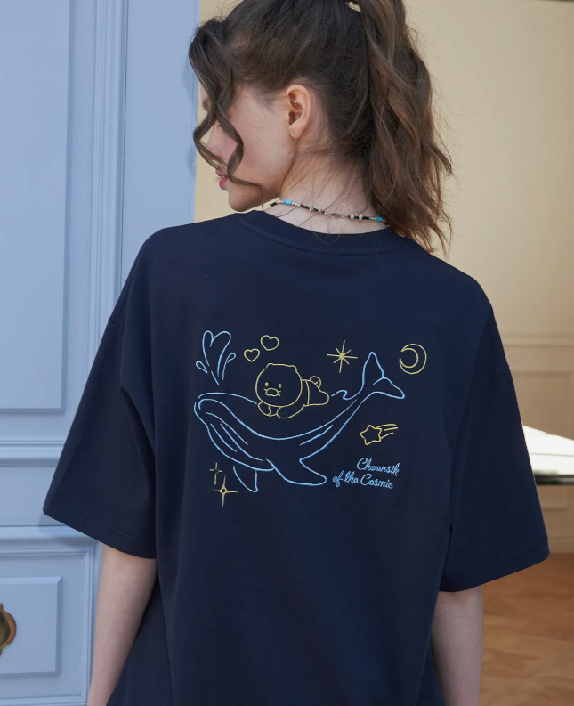 CPGN STUDIO / [CPGN x Kakao Friends] short T-shirt / dark blue / JUL25