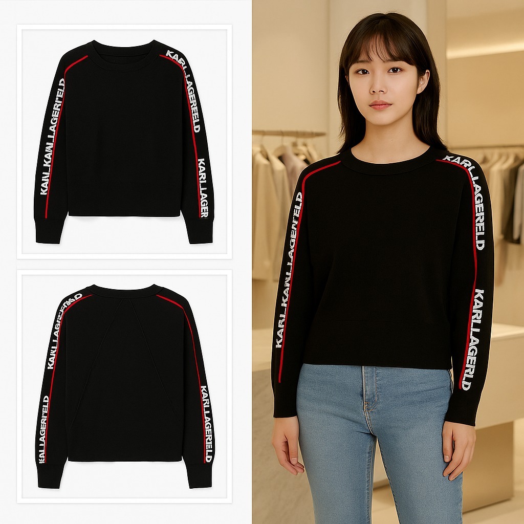 【預購】Karl Lagerfeld Paris Logo Raglan G070925 女裝圓領上衣