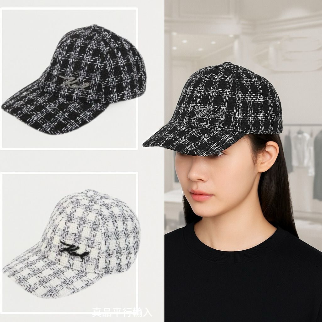【預購】Karl Lagerfeld Paris Tweed G070926 cap帽