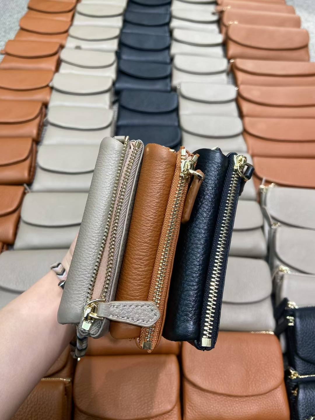 🇰🇷雙層拉鍊袋超實用牛皮銀包CH38