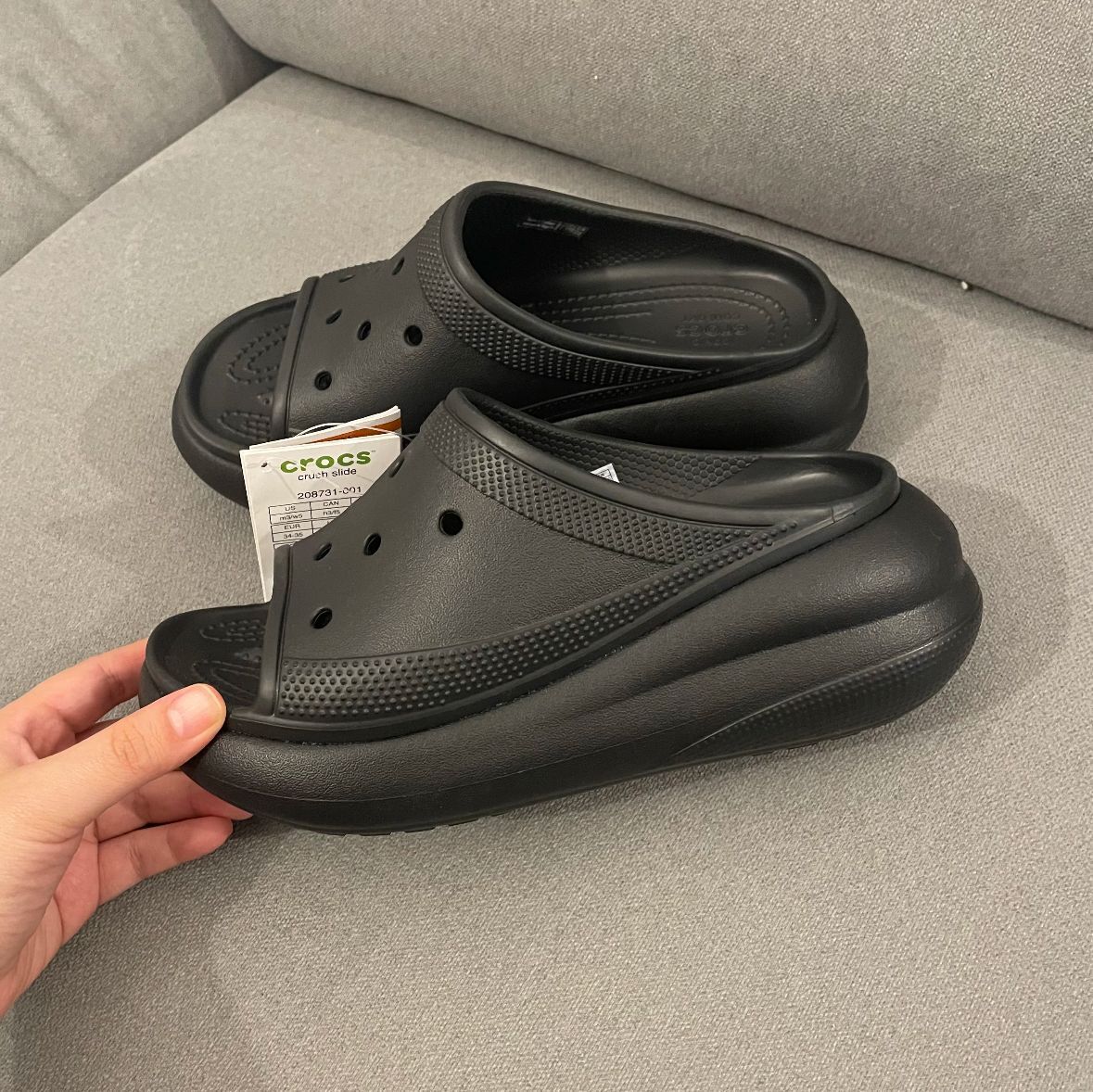 【預購】Crocs Crush Slide G070928 男女同款厚底拖鞋