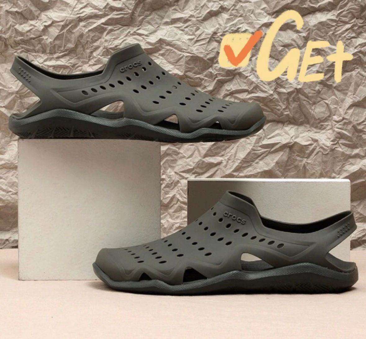 【預購】Crocs Crush Slide G070929 男女同款洞洞鞋