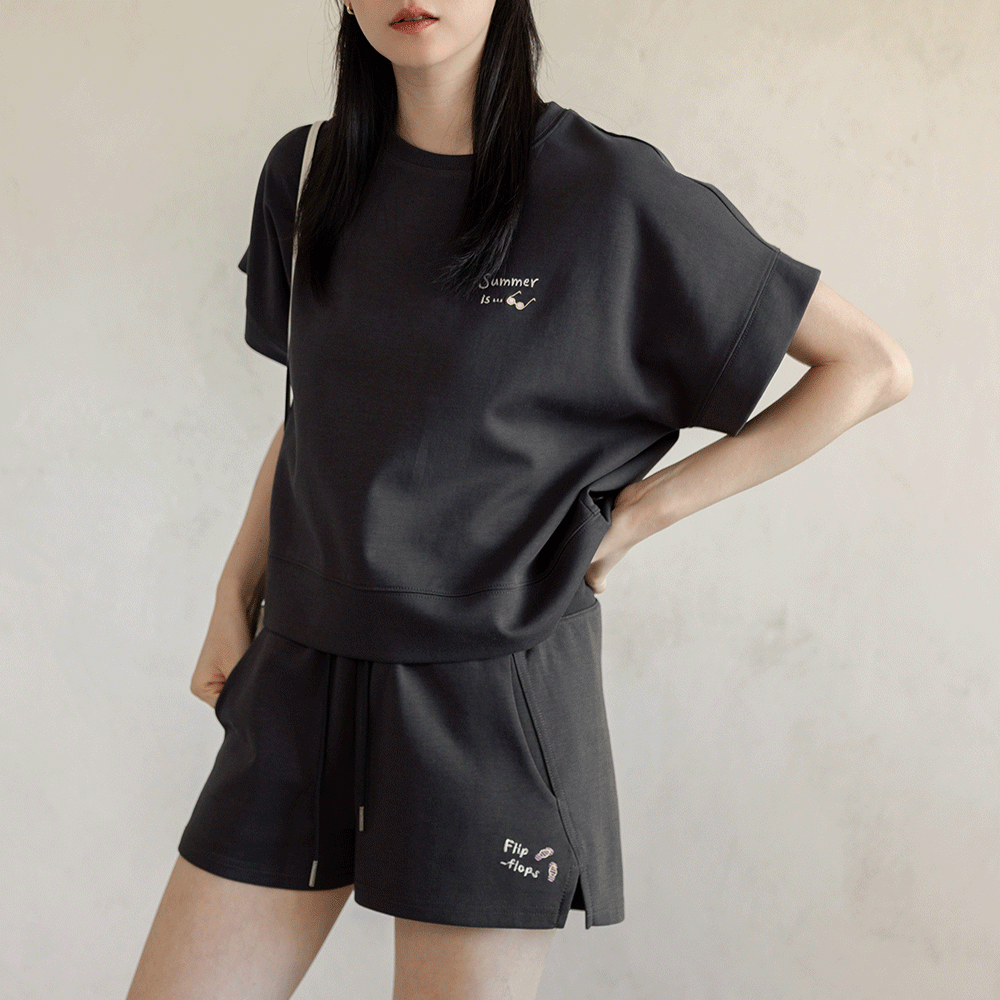 Summer is可愛線繡set-墨