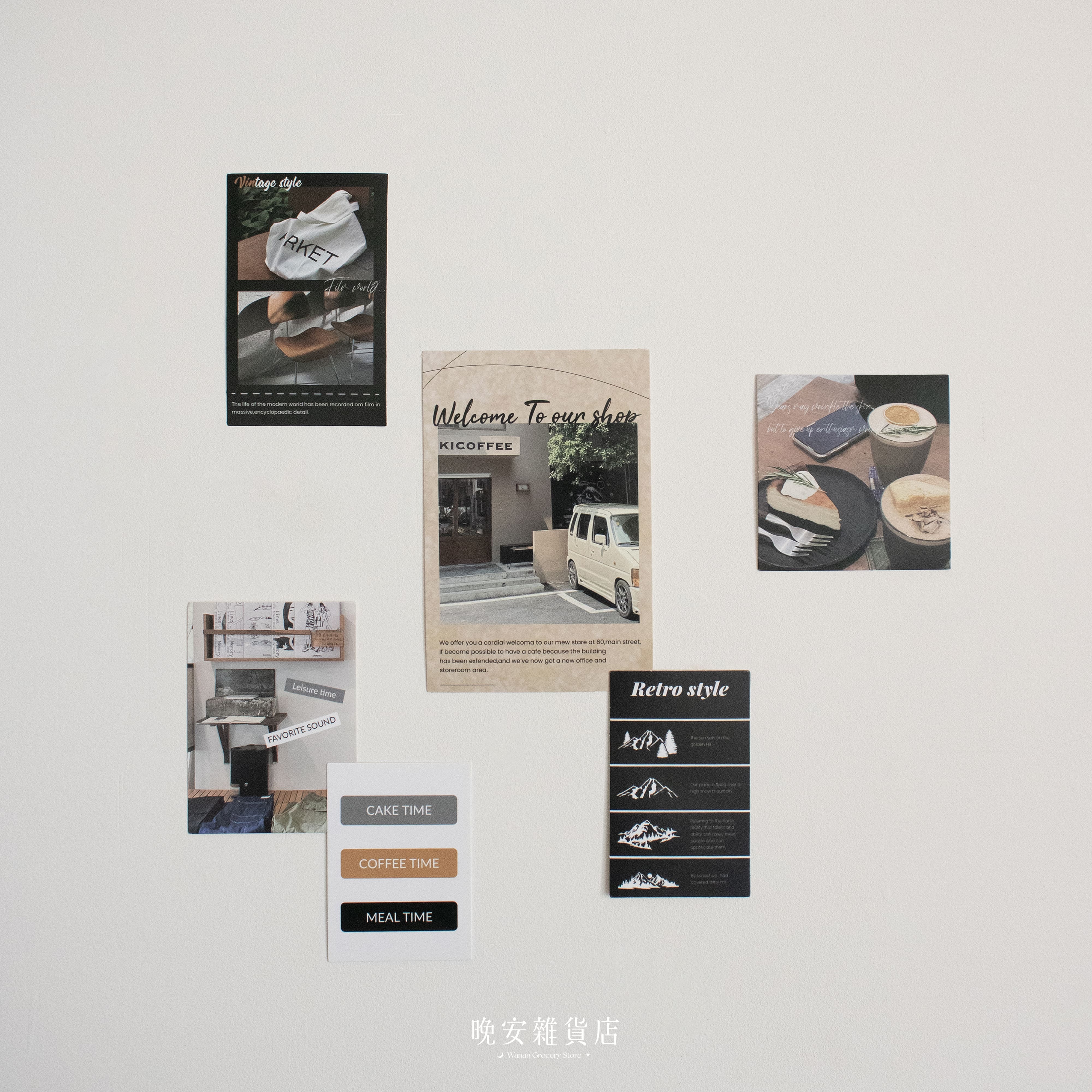 【首爾的咖啡筆記】韓系小卡(15入) 裝飾小卡