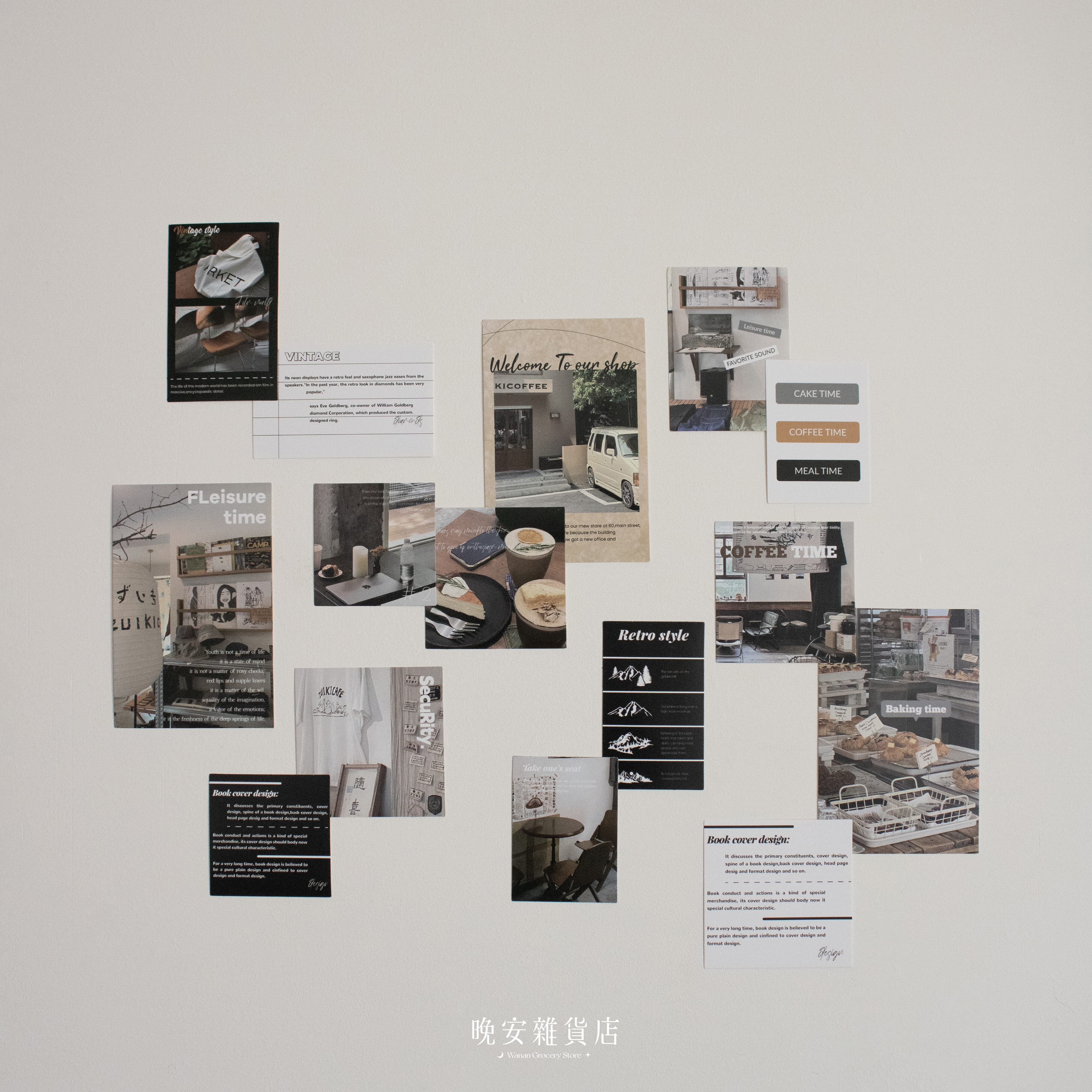 【首爾的咖啡筆記】韓系小卡(15入) 裝飾小卡