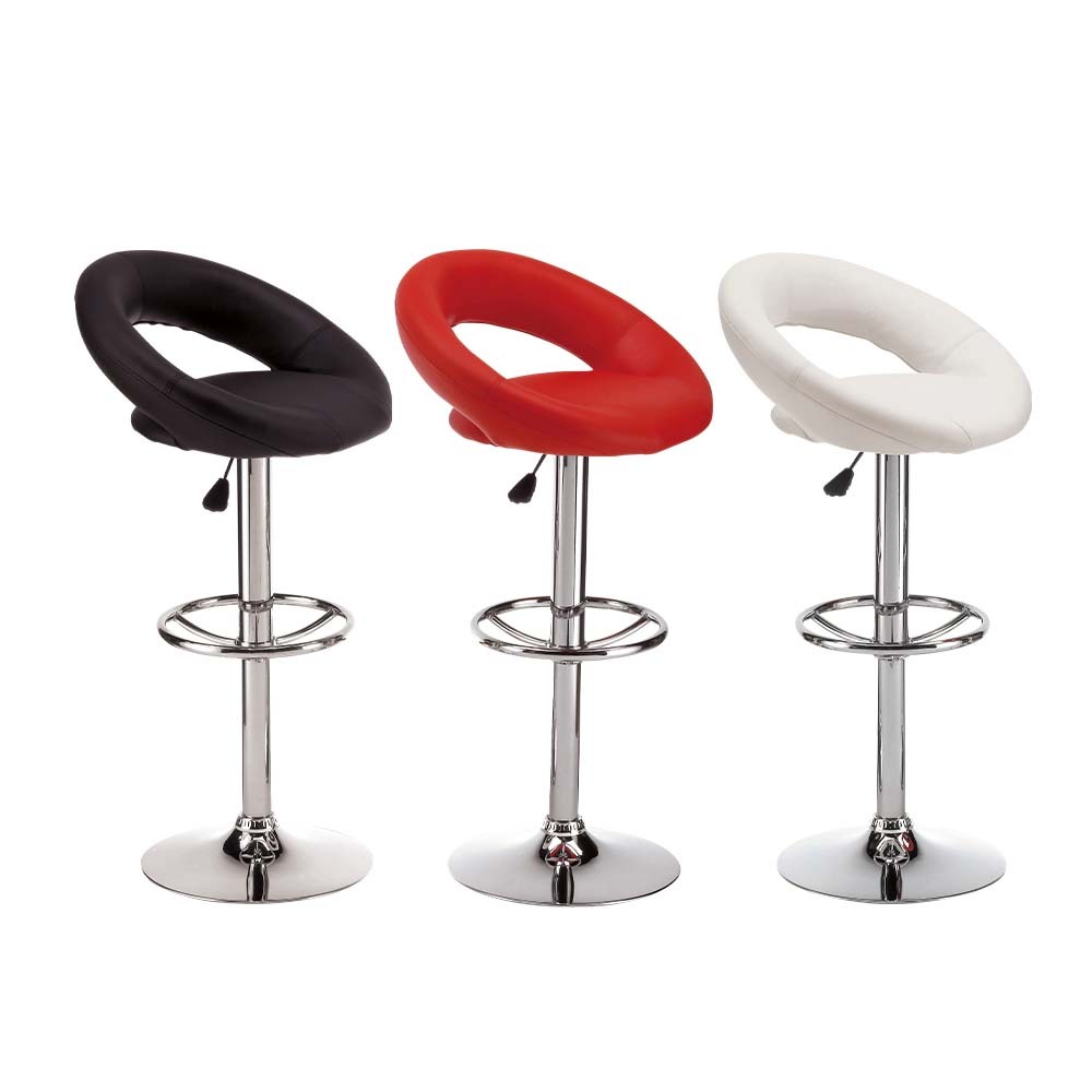 芬尼皮面升降低背吧台椅/高腳椅/工作椅/酒吧椅/櫃台椅(三色可選)