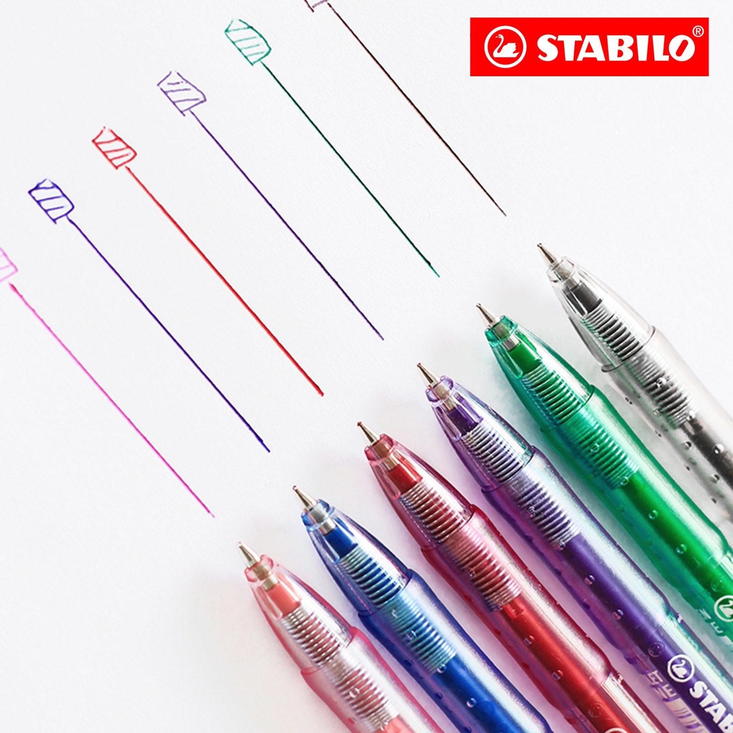 【會員$2.1】天鵝牌 Stabilo 按制原子筆 308M (多色可選)