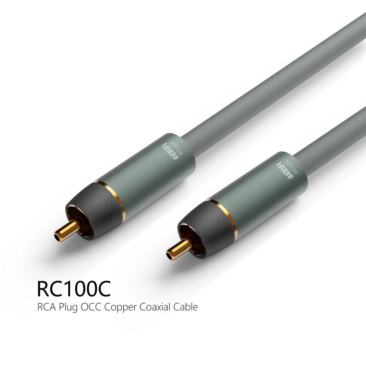 ddHiFi RC100C RCA Plug OCC Copper Coaxial Cable