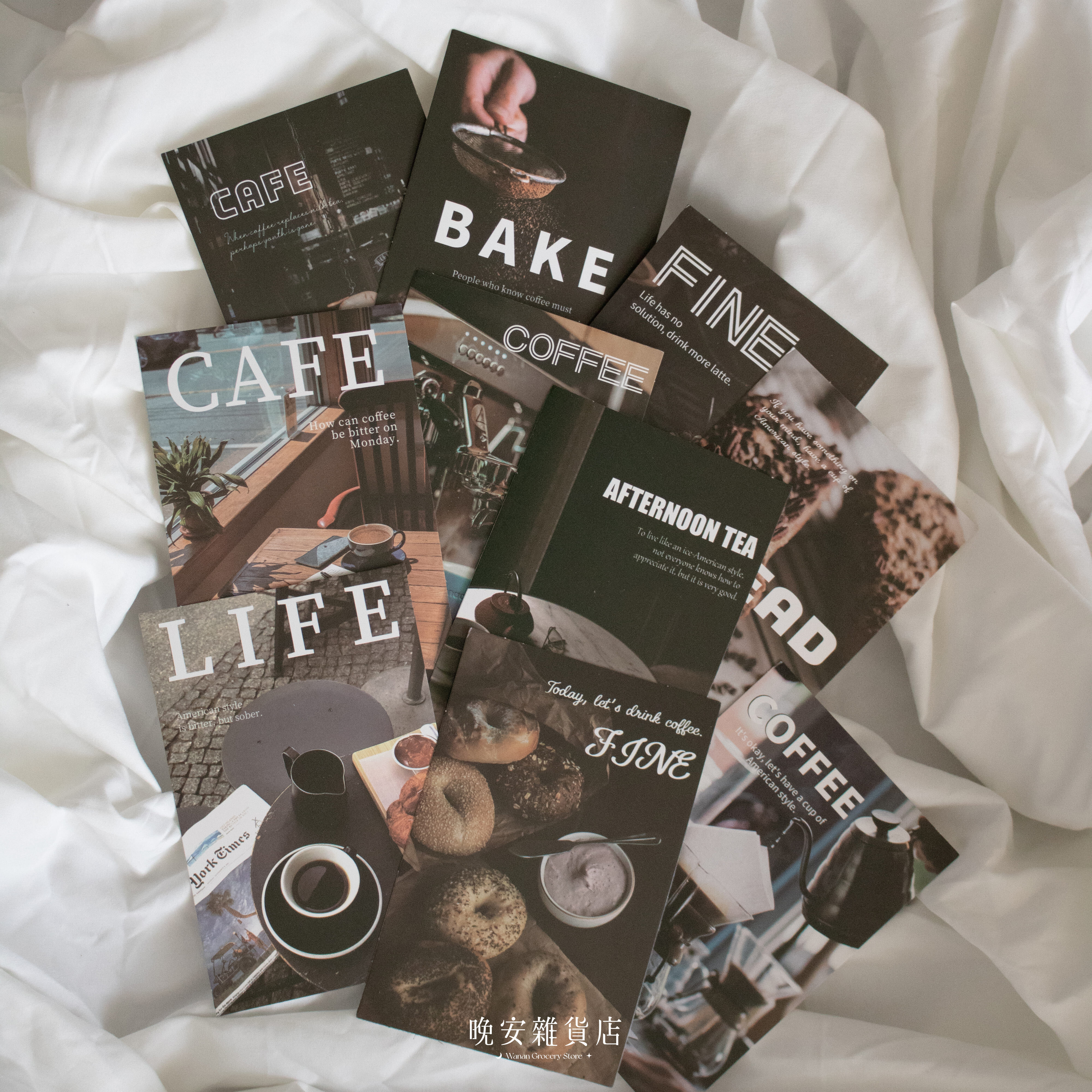 【歐洲集散策】法式小館時光小卡(10入) 裝飾小卡