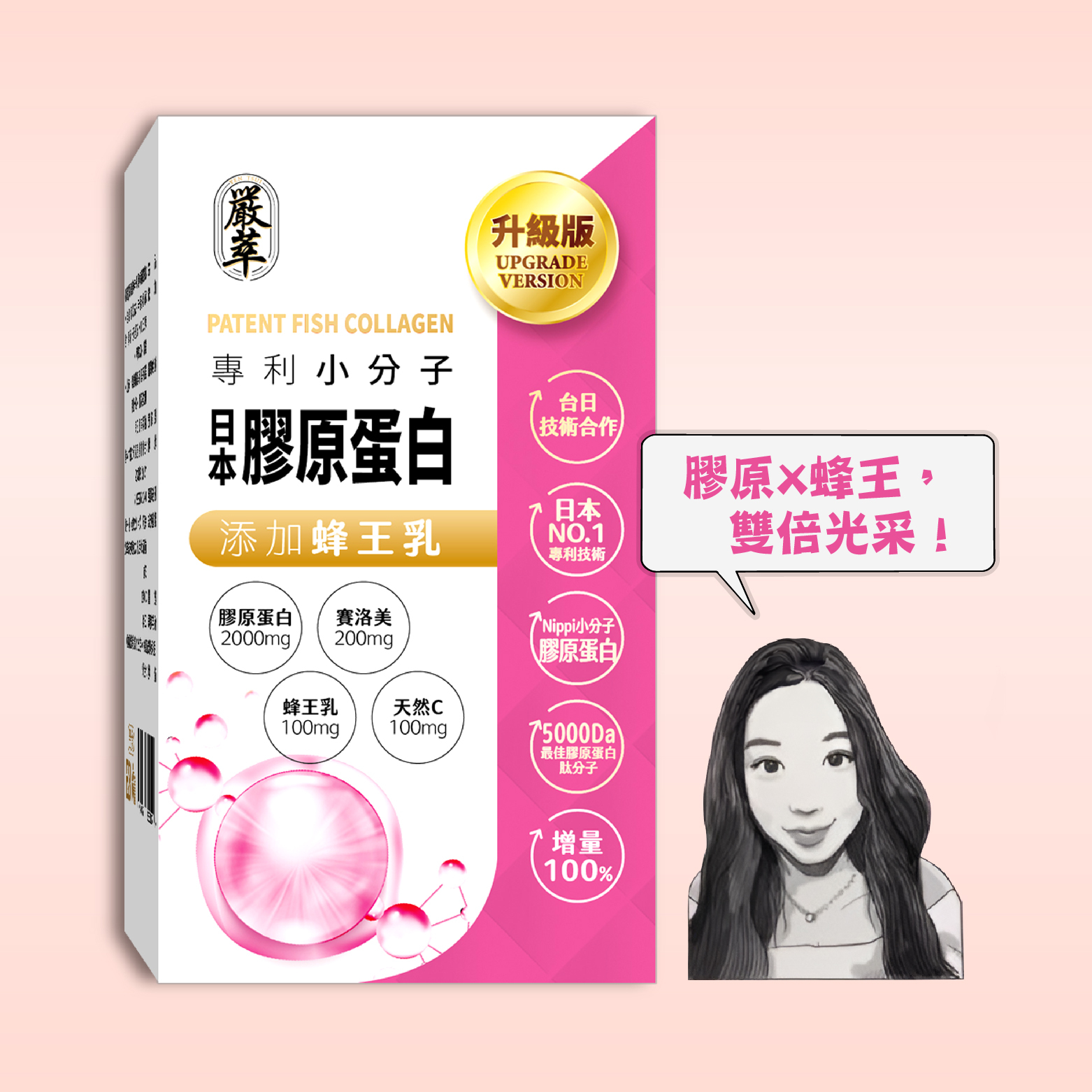 日本Nippi專利膠原蛋白x蜂王乳