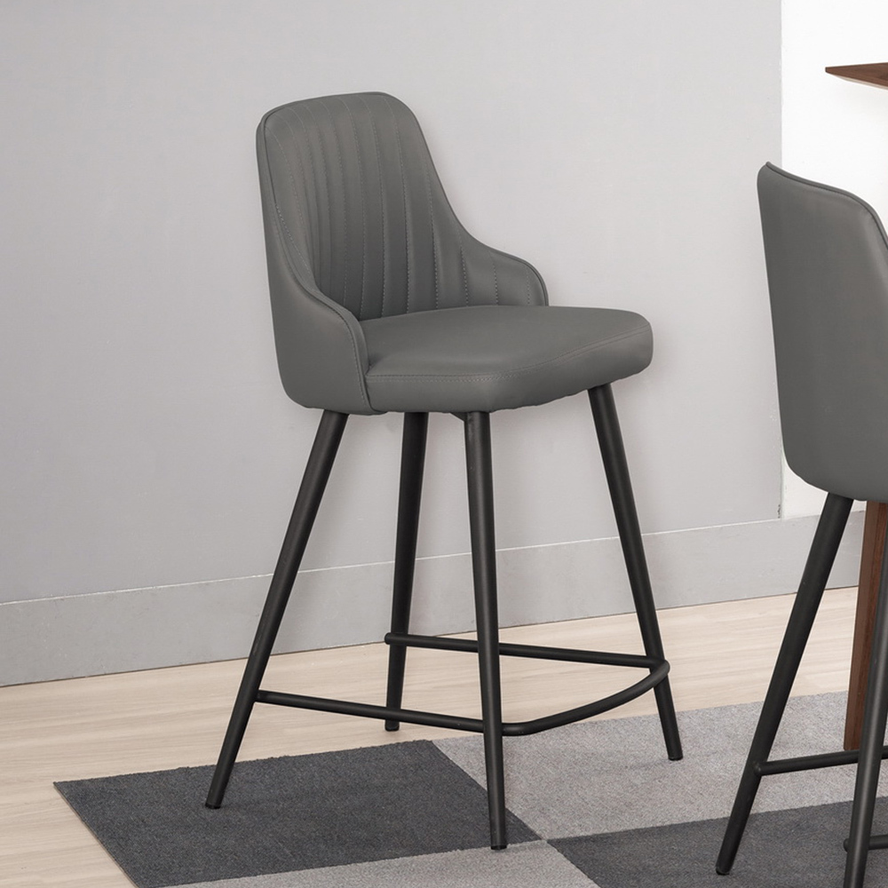 哈多工業風皮面吧台椅/高腳椅/單椅