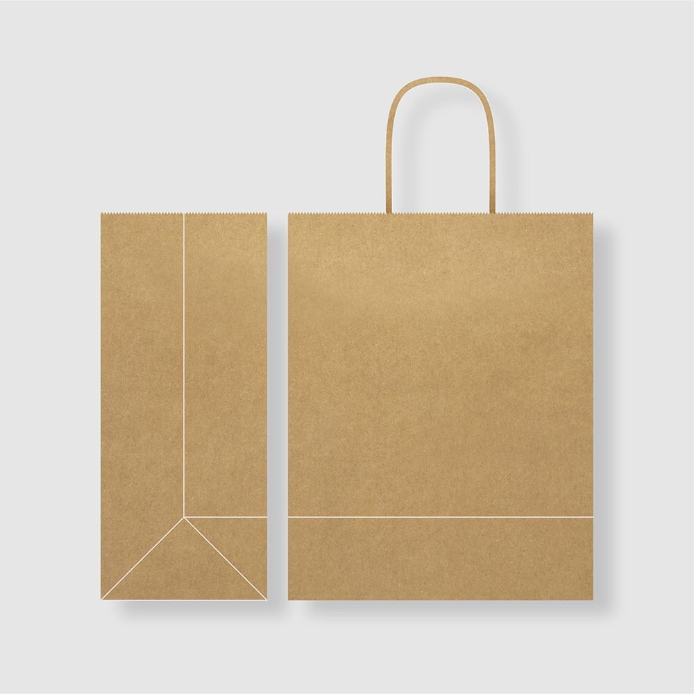 捲繩提袋-赤牛 8號