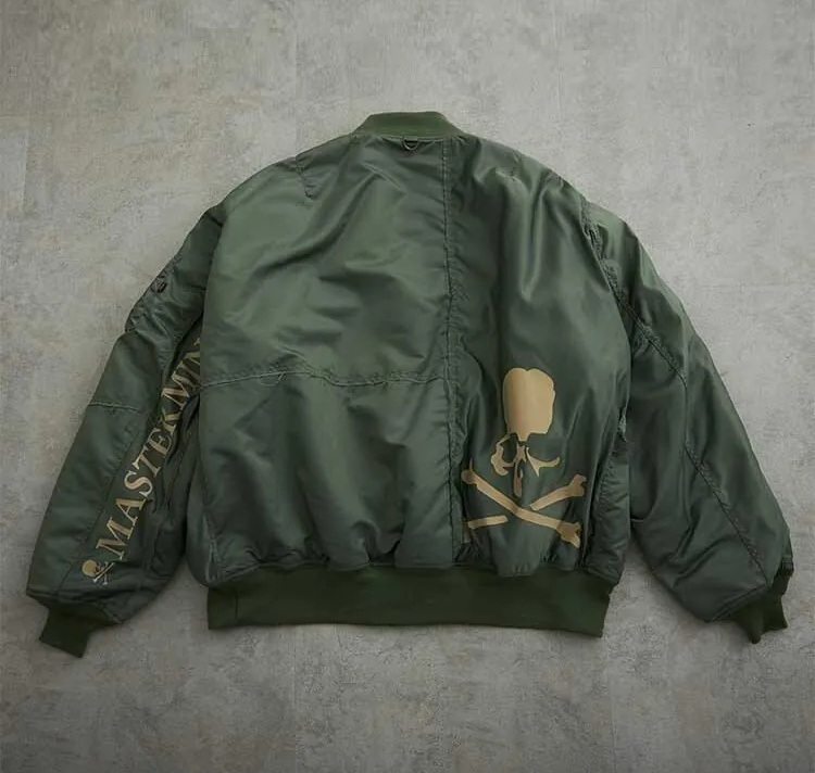 RE-STOCK: MASTERMIND WORLD x ALPHA INDUSTRIES MA-1 JACKET - OLIVE PRE ORDER ITEM (預訂中)