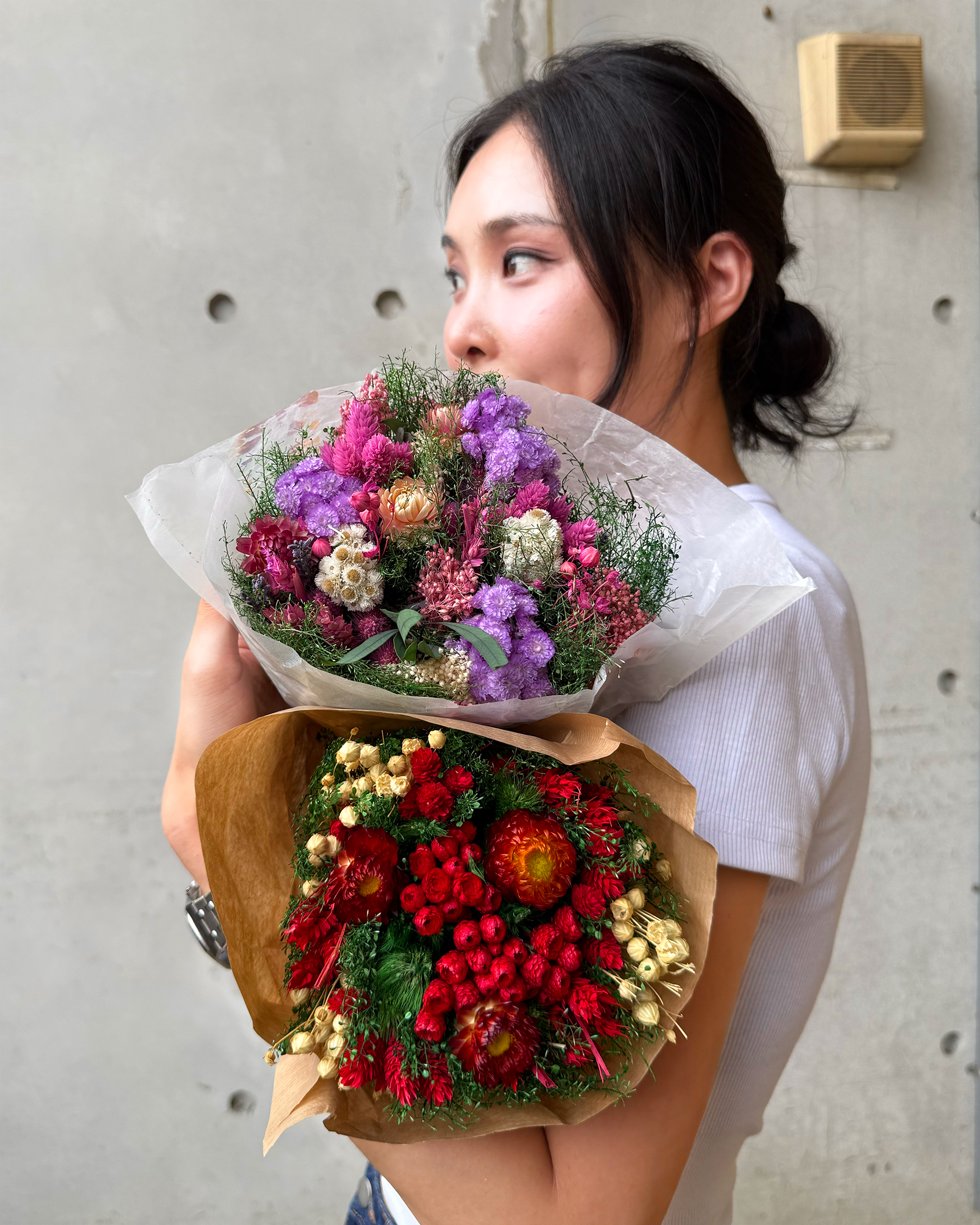 義大利乾燥經典花束（多色）