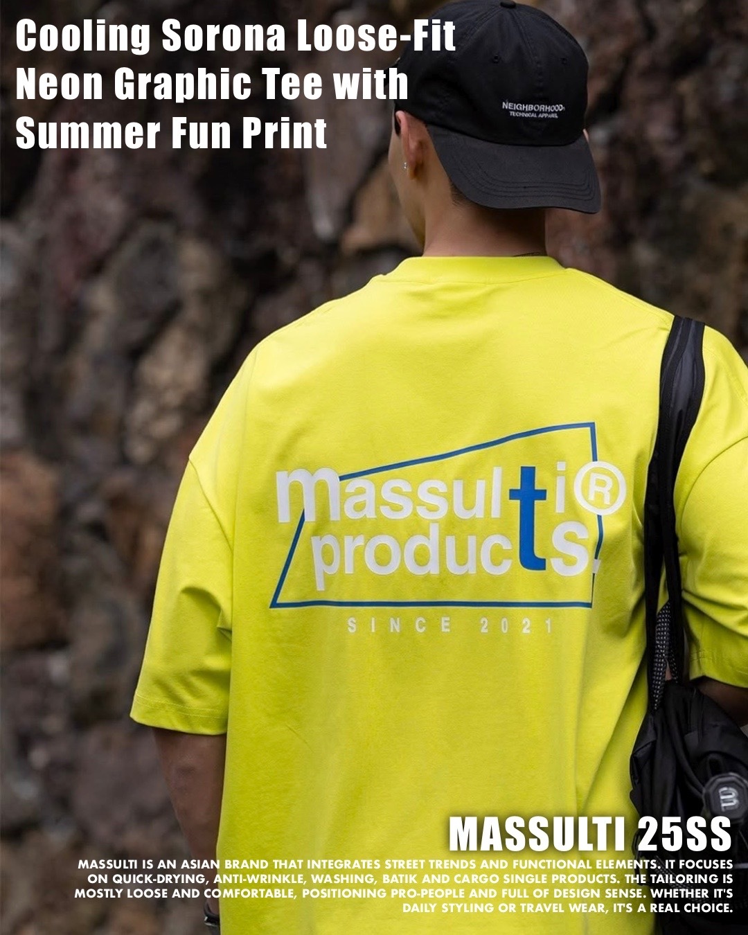 #預購 MASSULTI 25SS 涼感Sorona 圖形印花 螢光色 短踢 三色