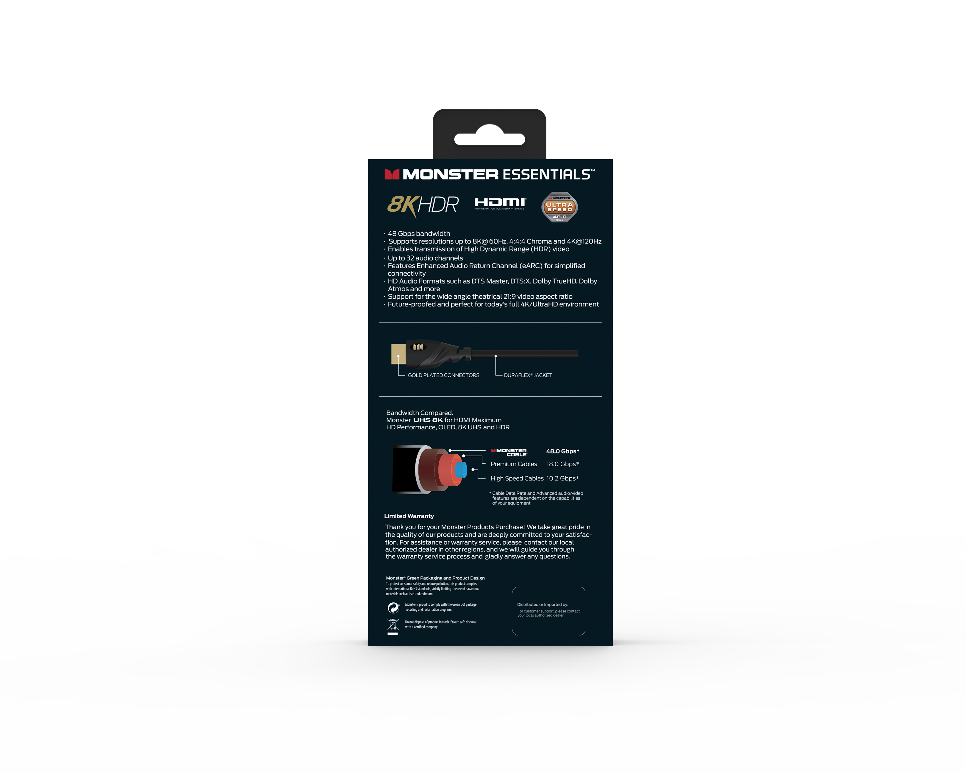 美國 MONSTER CLASSIC HDMI 傳輸線