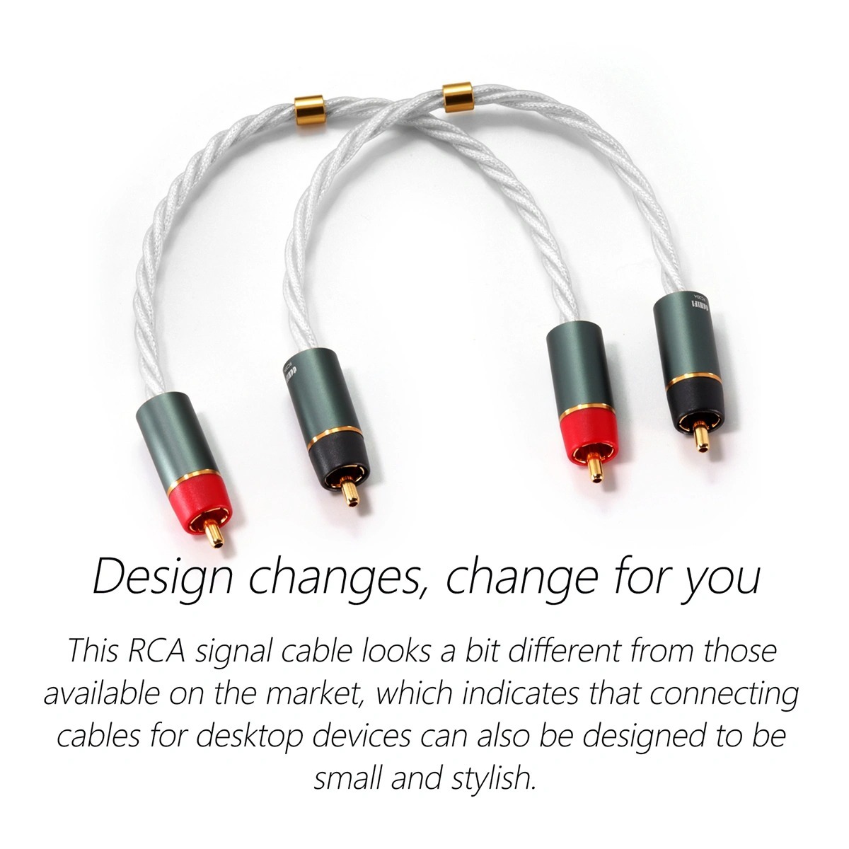 ddHiFi RC20A RCA Signal Cable for Connecting Desktop Devices
