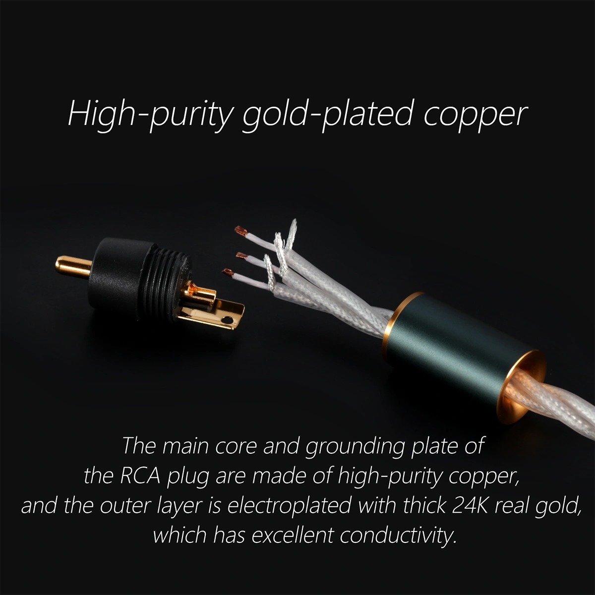 ddHiFi RC20A RCA Signal Cable for Connecting Desktop Devices