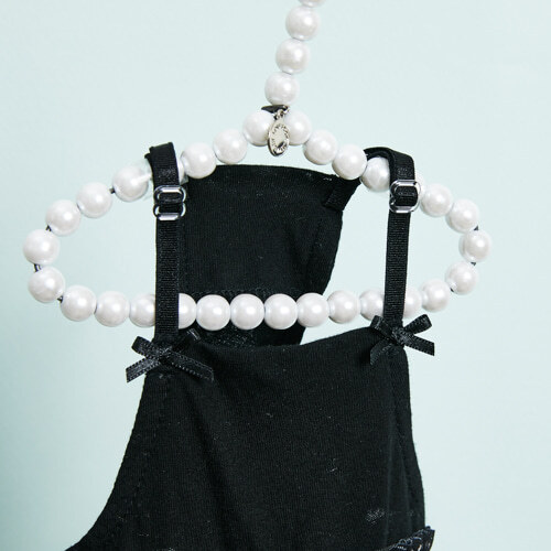 Louisdog 午夜波點網紗背心裙