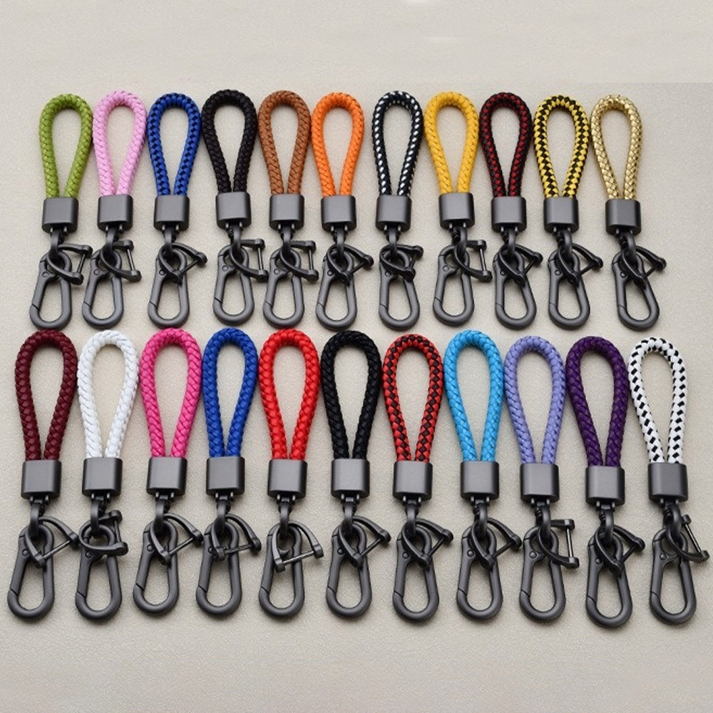 吊飾 鑰匙圈 鑰匙扣 編織皮繩 車用鑰匙圈 鑰匙圈吊飾 背包掛飾 皮革吊飾 皮繩鑰匙圈 防丟繩 馬蹄扣 防丟鑰匙扣146