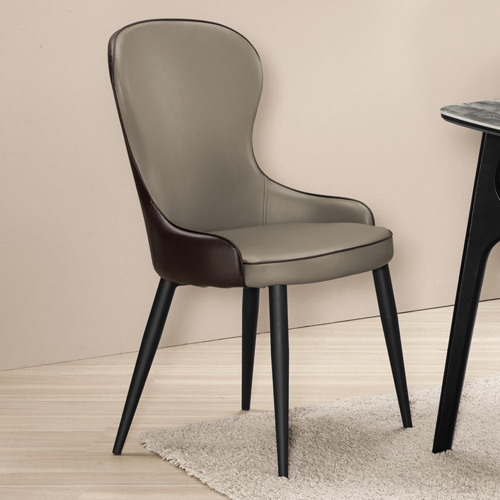 威頓工業風皮面餐椅/單椅(二色可選)