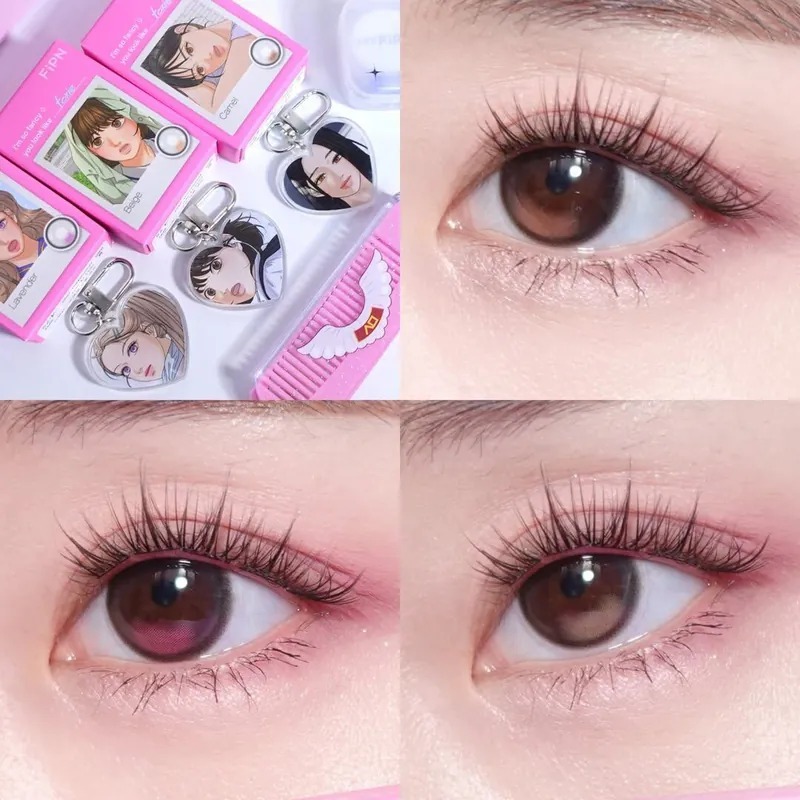 FiPN x 狐狸遊戲 Foxie 1 Month Beige｜月拋彩妝隱形眼鏡｜每盒2片