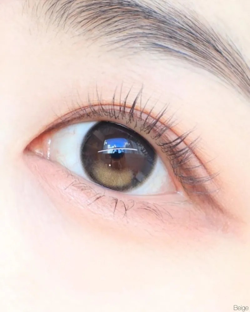 FiPN x 狐狸遊戲 Foxie 1 Month Beige｜月拋彩妝隱形眼鏡｜每盒2片