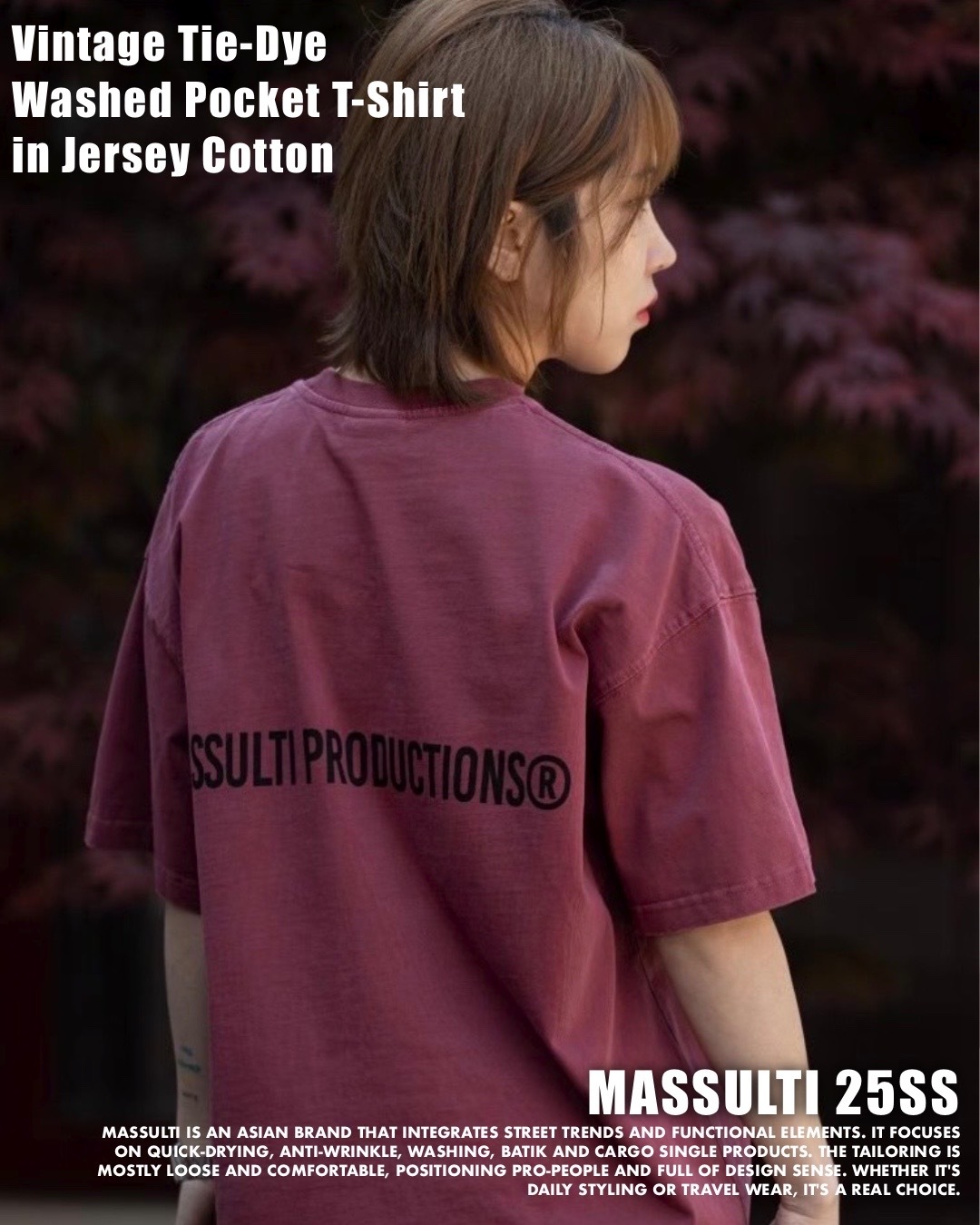 #預購 MASSULTI 25SS 復古蠟染 天竺棉 水洗口袋短踢 三色