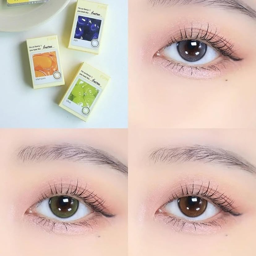 FiPN Fruitee 1 Month Mandarin｜月拋彩妝隱形眼鏡｜每盒2片
