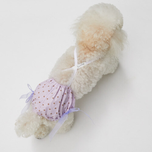 Louisdog 甜美薰衣草蝴蝶結短褲