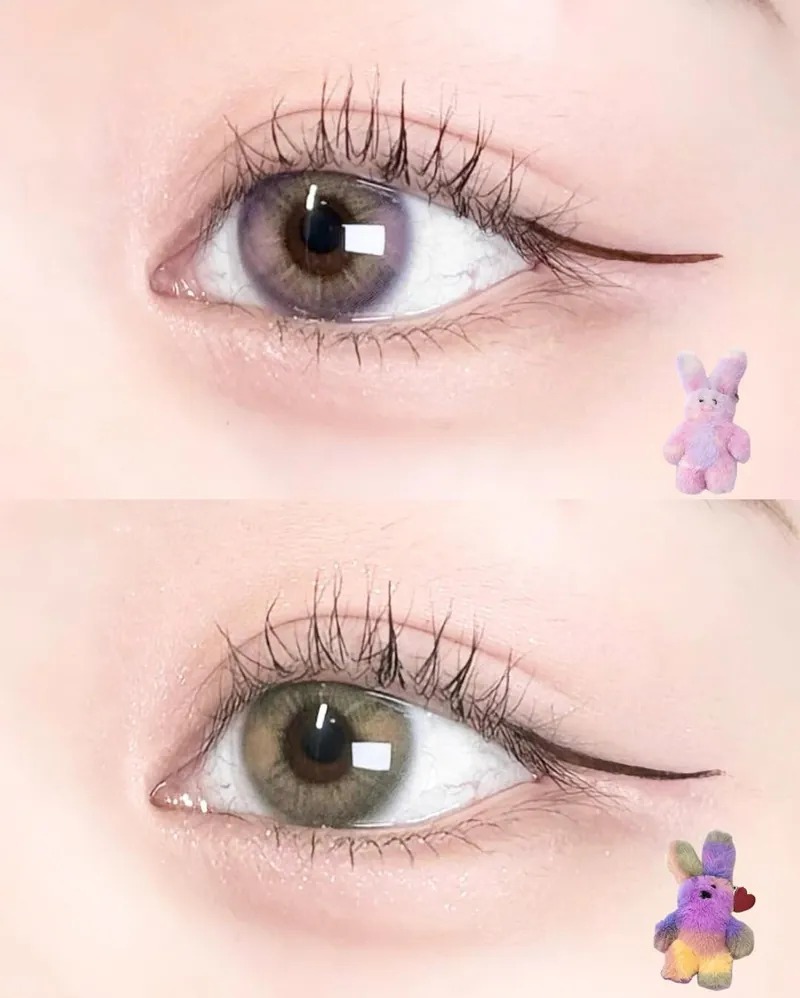 FiPN Ted 1 Month Olive｜月拋彩妝隱形眼鏡｜每盒2片