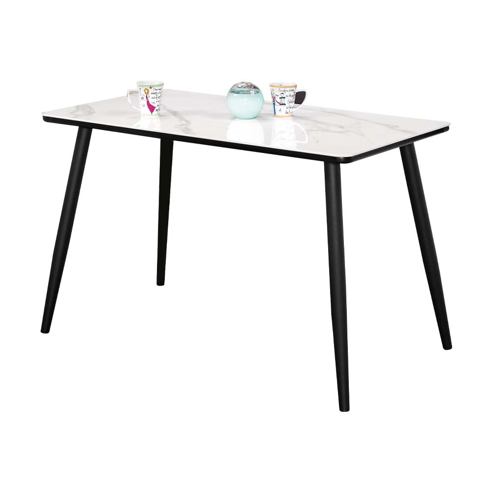 霍姆4尺工業風岩板餐桌