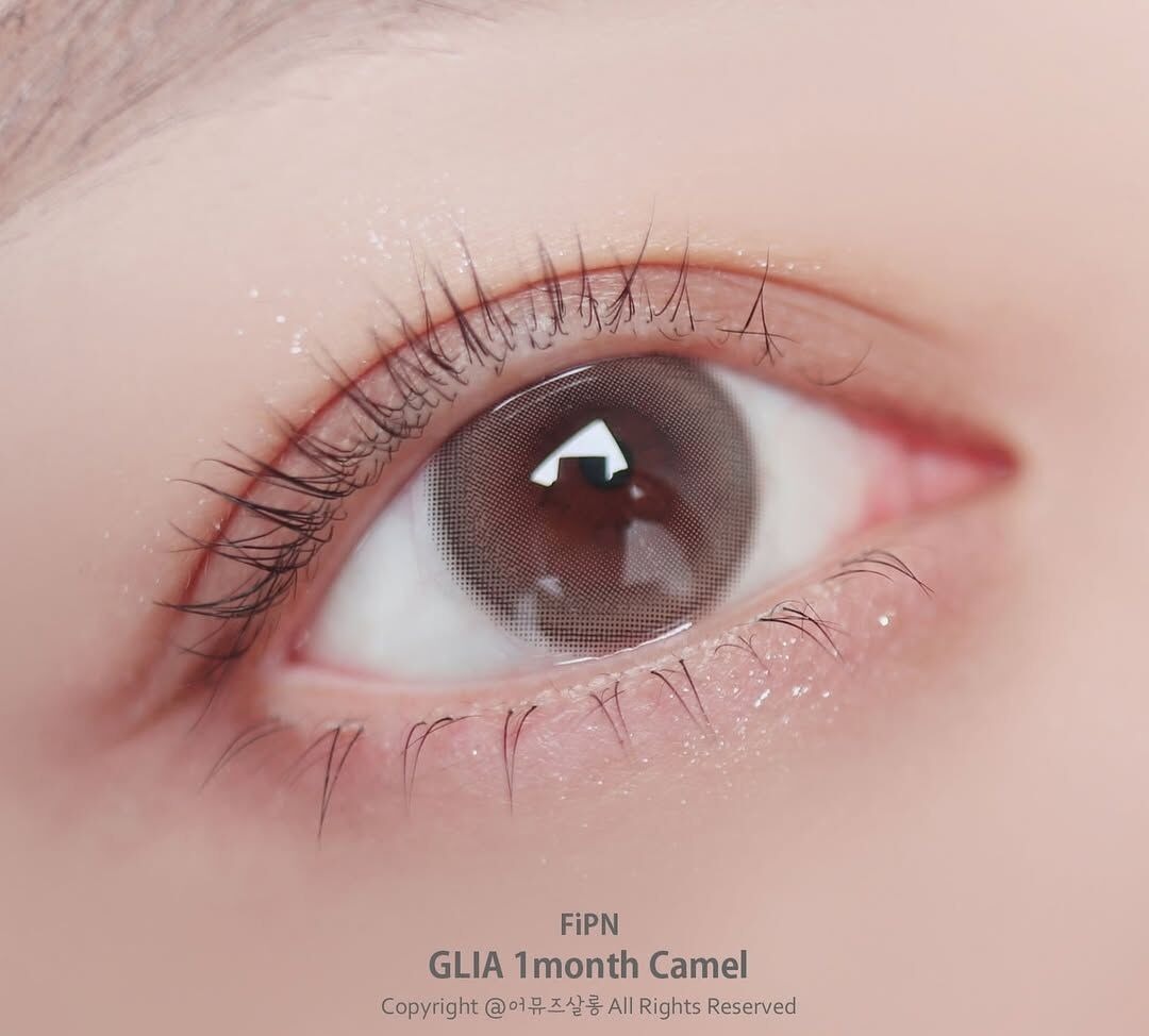 FiPN Glia 1 Month Camel｜月拋彩妝隱形眼鏡｜每盒2片