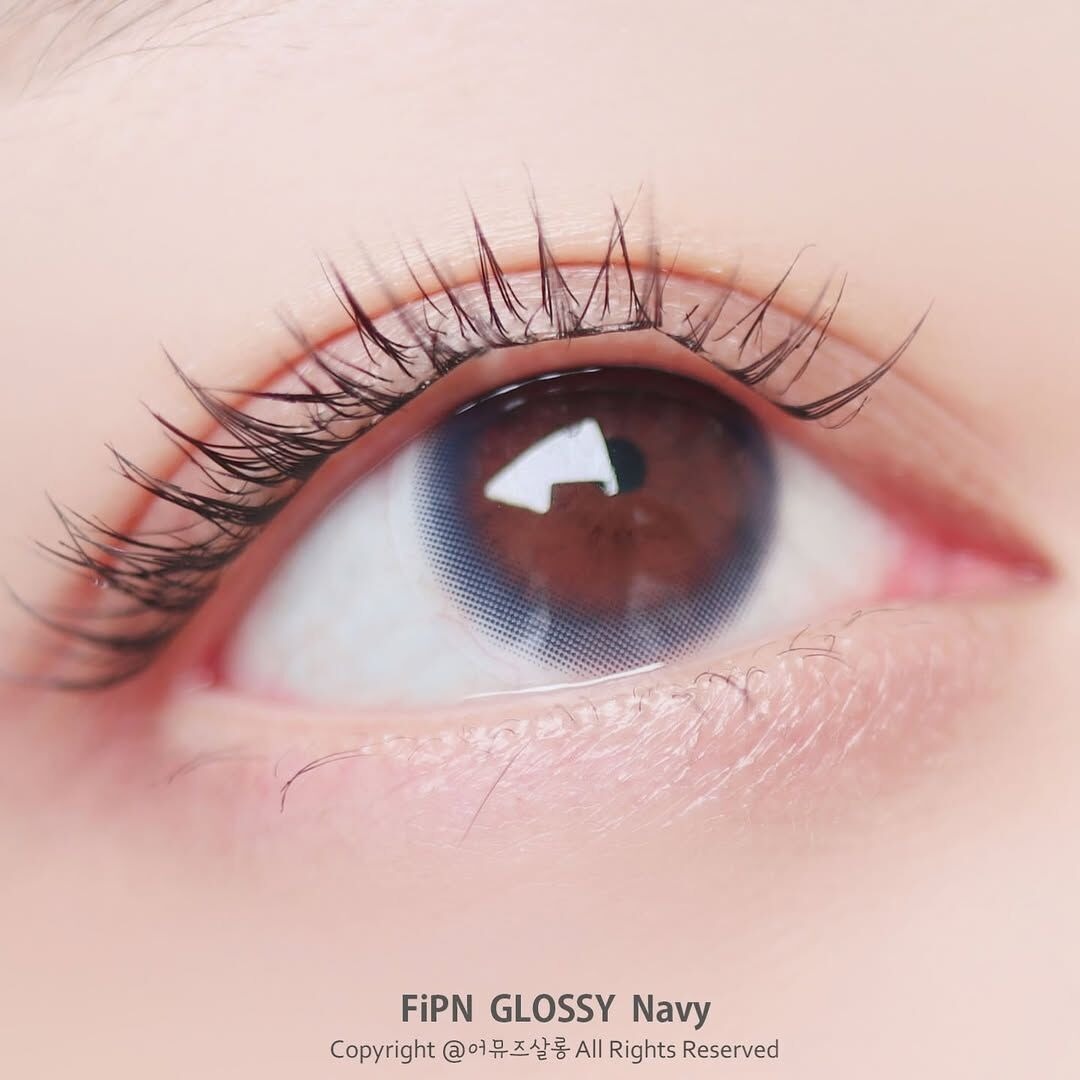 FiPN Glossy 1 Month Navy｜月拋彩妝隱形眼鏡｜每盒2片