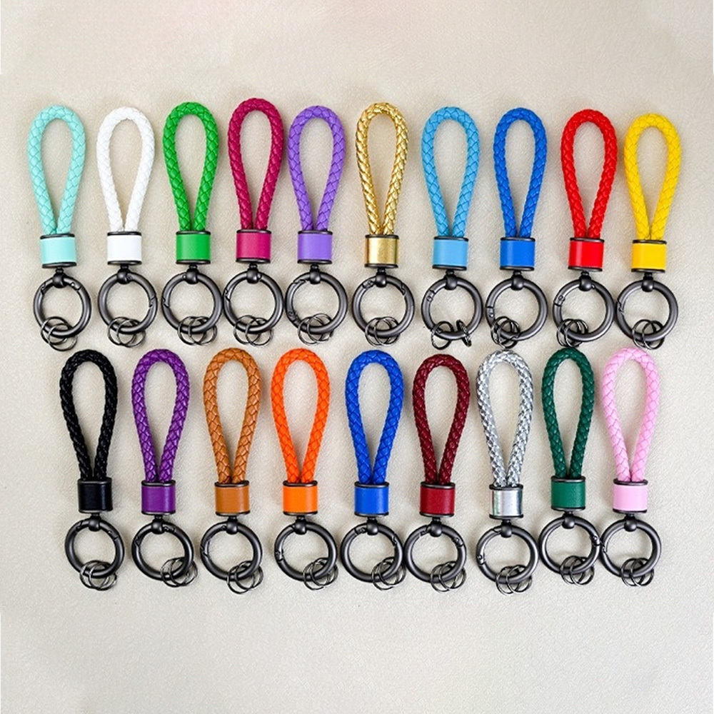 吊飾 鑰匙扣 鑰匙圈 汽車鑰匙扣 機車鑰匙圈 金屬鑰匙圈 書包掛件 編織繩 包包吊飾 防丟鑰匙圈 編織皮繩 禮物 149