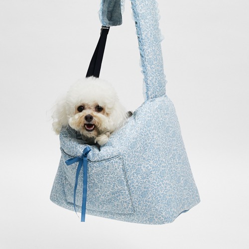 Louisdog 瑪莉小藍花斜背包